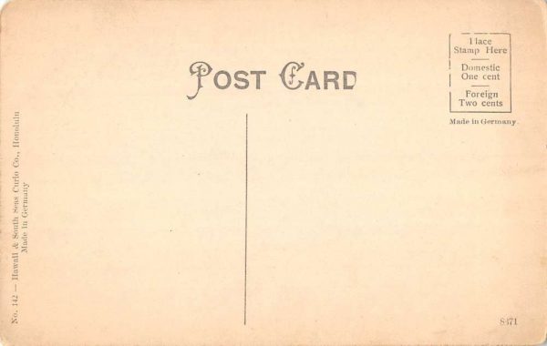 Honolulu Hawaii Water Buffalo Caribou Antique Postcard K105614 - Image 2