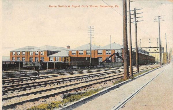 Swissvale Pennsylvania Union Swithc Signal Co Antique Postcard K105636