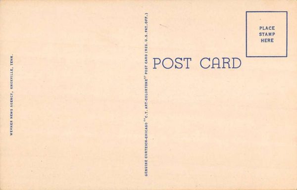 Oak Ridge Tennessee Jackson Square Street View Antique Postcard K105704 - Image 2