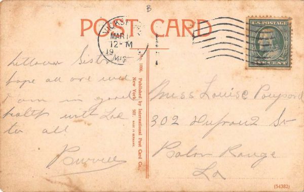 Vicksburg Mississippi National Cemetery Entrance Antique Postcard K105713 - Image 2
