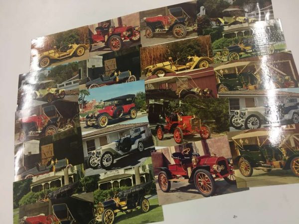 Group Of 21 Auto Dealer Early Car Advertisement Vintage Postcards K105783