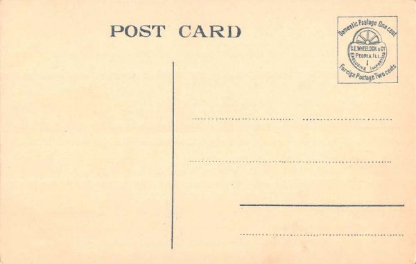 Lincoln Illinois AFMC Main Building Antique Postcard K105903 - Image 2