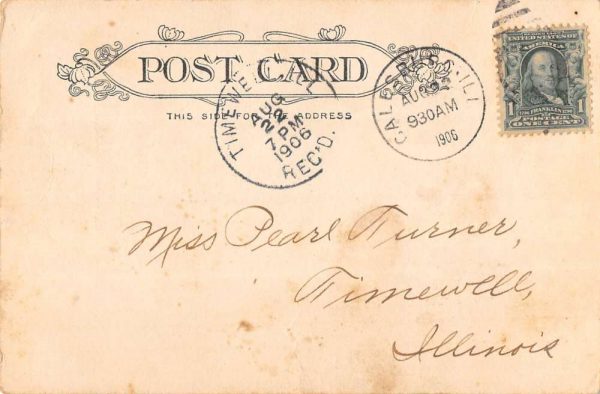 Galesburg Illinois Lombard College Street View Antique Postcard K105905 - Image 2