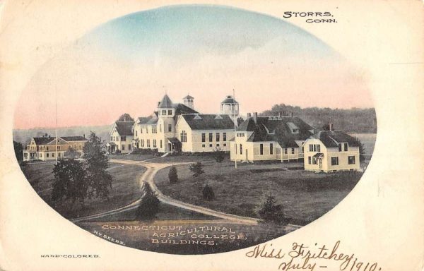 Storrs Connecticut Agricultural College Antique Postcard K105931