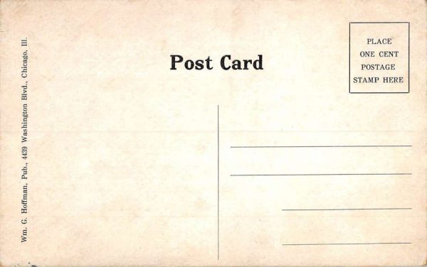 Rochelle Illinois Town Hall Fire Station Antique Postcard K106014 - Image 2