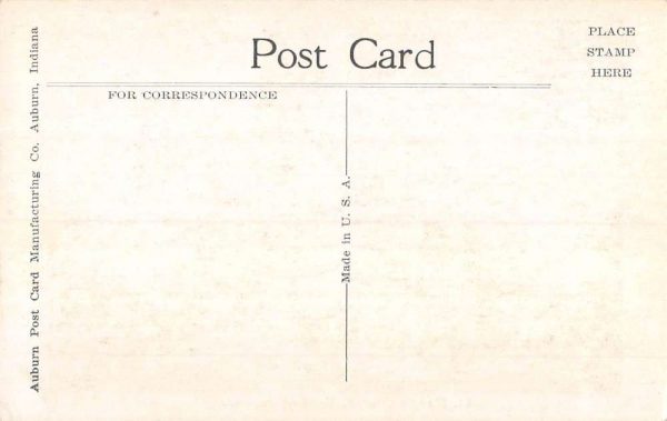 Huntington Indiana St Marys Church Street View Antique Postcard K106055 - Image 2