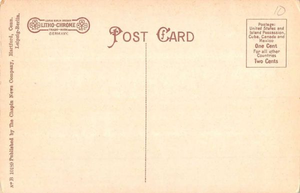 Plantsville Connecticut Congregational Church Antique Postcard K106067 - Image 2