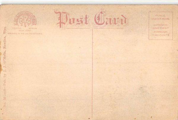 Rawlins Wyoming Historic Bldg Multiview Antique Postcard K106136 - Image 2