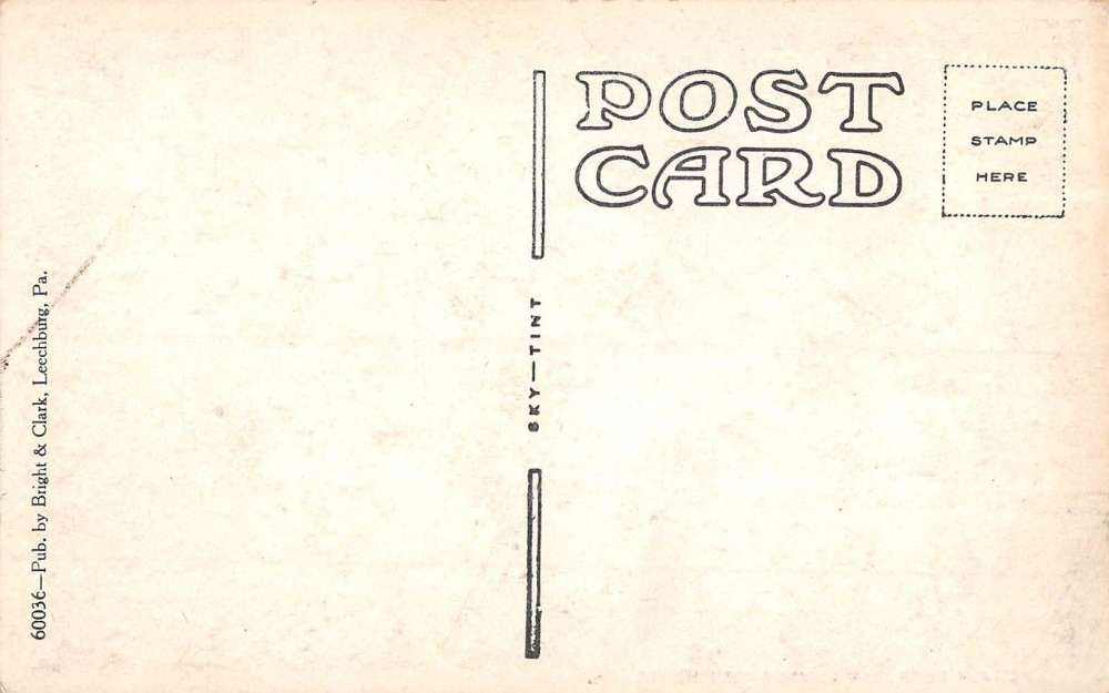 Leechburg Pennsylvania Hebron Lutheran Church Antique Postcard K106154 - Image 2