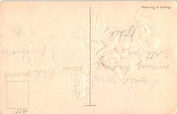 Happy Birthday Angel Cherub Letter Cart Antique Postcard K106157 - Image 2