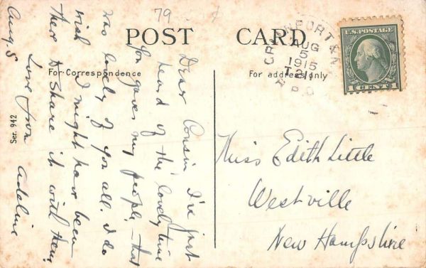 Houghton Lake Michigan Scenic Waterfront Greeting Antique Postcard K106254 - Image 2