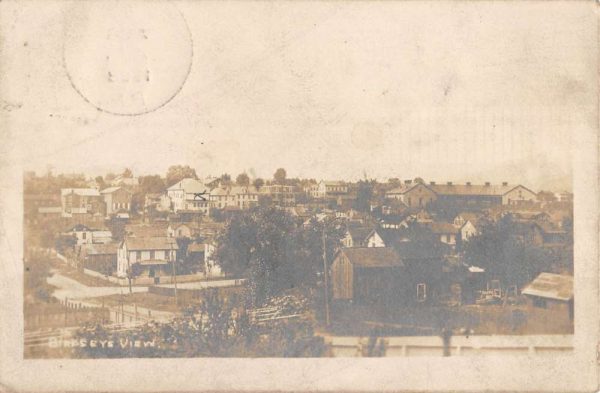 Saxton Pennsylvania Birdseye View Of City Real Photo Antique Postcard K106378