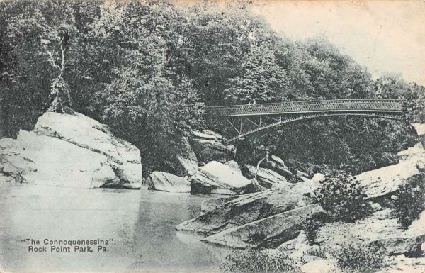 Rock Point Park Pennsylvania Connoquenessing Antique Postcard K106384