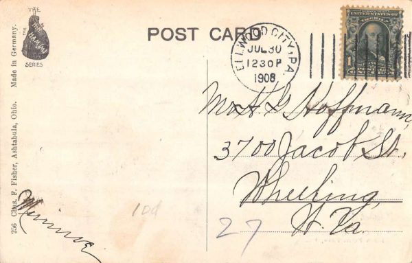 Rock Point Park Pennsylvania Connoquenessing Antique Postcard K106384 - Image 2
