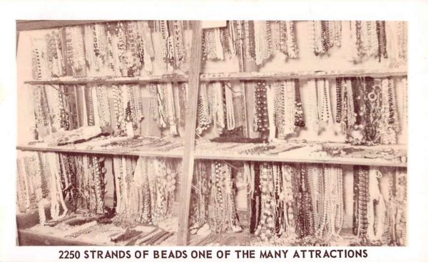 Beaver Oklahoma Museum Bead Strands Antique Postcard K106399