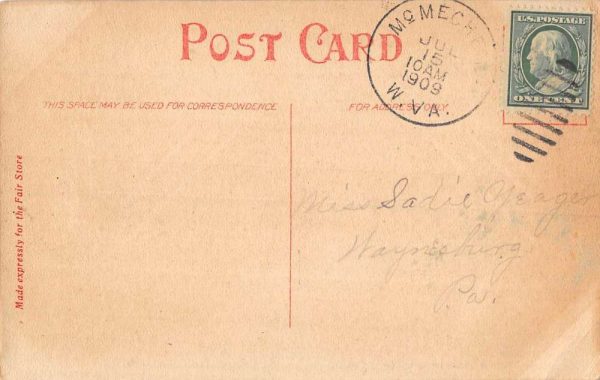 Waupaca Wisconsin Brainards Bridge Crossing Antique Postcard K106490 - Image 2