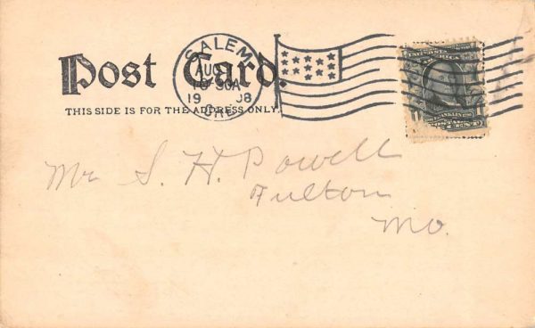 Salem Oregon Large Letter Greeting Antique Postcard K106520 - Image 2