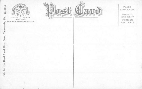 Curwensville Pennsylvania Peewees Nest Waterfront Antique Postcard K106534 - Image 2