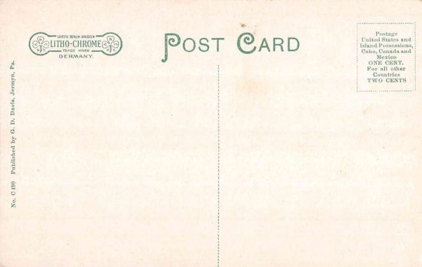 Jermyn Pennsylvania High School Street View Antique Postcard K106542 - Image 2