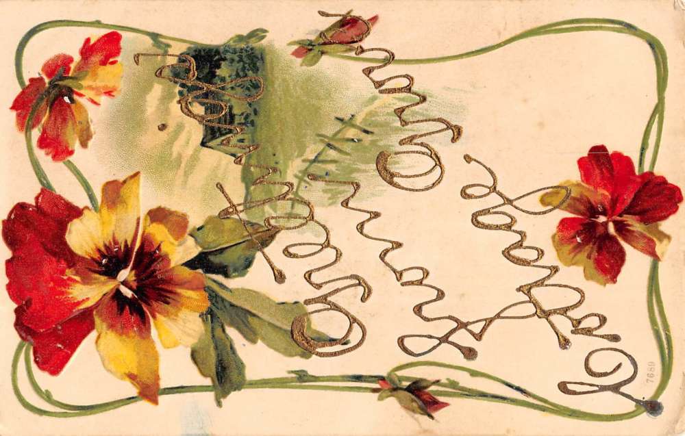 Cottage Grove Minnesota Flower Greeting Antique Postcard K106578