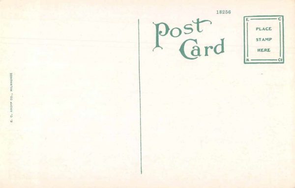 Neenah Wisconsin Kimberly High School Exterior Antique Postcard J80866 - Image 2