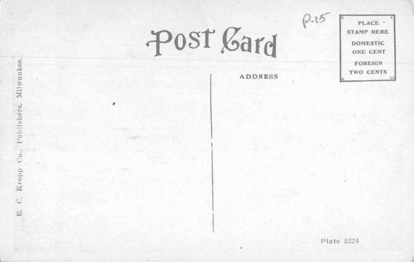 Milwaukee Wisconsin Downer College Merrill Hall Antique Postcard J80889 - Image 2