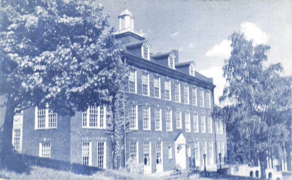 Elkins West Virginia Davis and Elkins College Liberal Arts Hall Postcard J80897