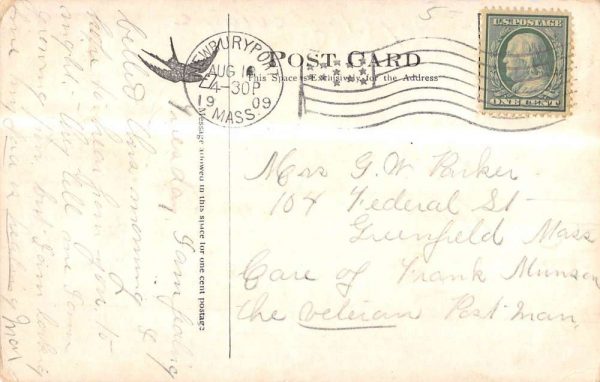 Hampton Beach New Hampshire Fish Houses Life Saving Station Postcard K106904 - Image 2