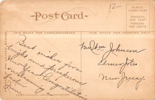 Oakland California Washington Street Scene Antique Postcard K106922 - Image 2