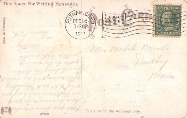Putnam Connecticut Railroad Station Antique Postcard J80912 - Image 2