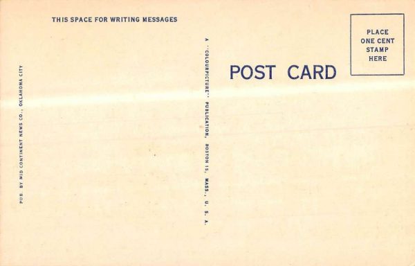Oklahoma City Oklahoma Santa Fe Depot Street View Antique Postcard K106929 - Image 2