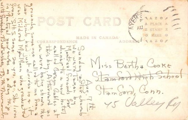 Ayers Cliff Quebec Canada Bacons Bay Real Photo Antique Postcard K106984 - Image 2
