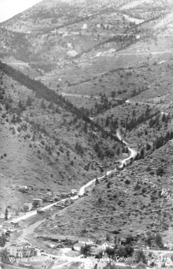 Idaho Springs Colorado Virginia Canon Real Photo Antique Postcard K107027