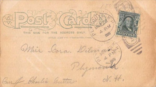 New Haven Connecticut Yale Old Brick Row Antique Postcard K107059 - Image 2