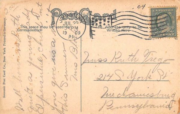 Johnstown Pennsylvania Luna Park Lake Antique Postcard K107115 - Image 2