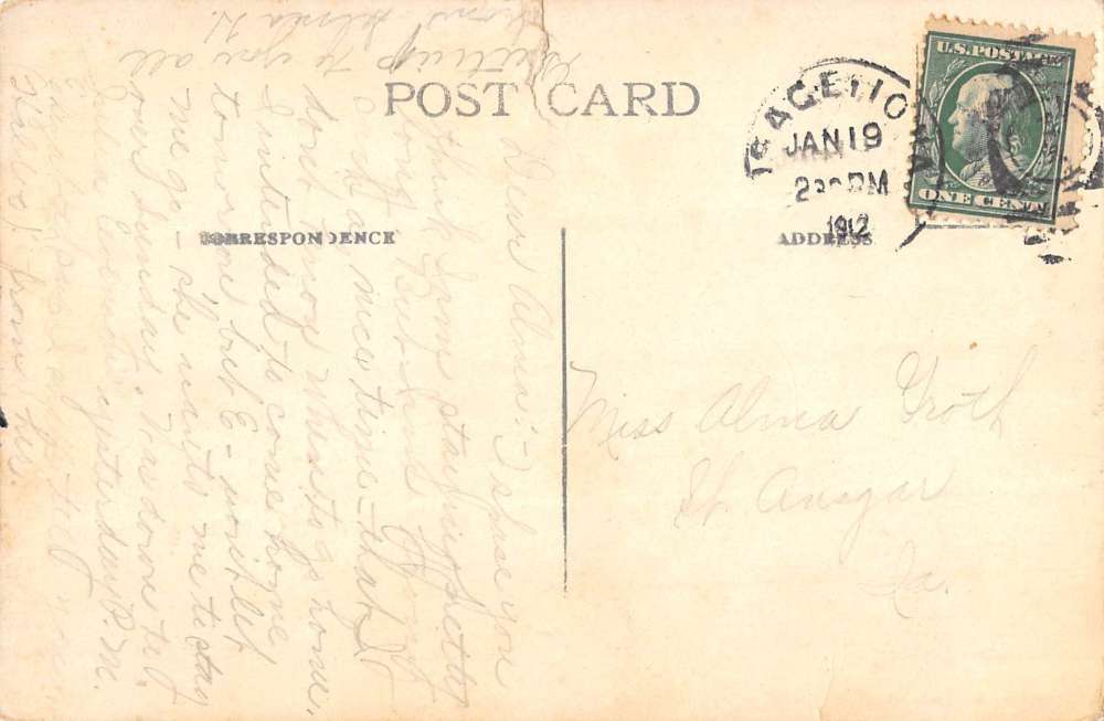 Osage Iowa Sugar Creek Waterfront Antique Postcard K107205 - Image 2