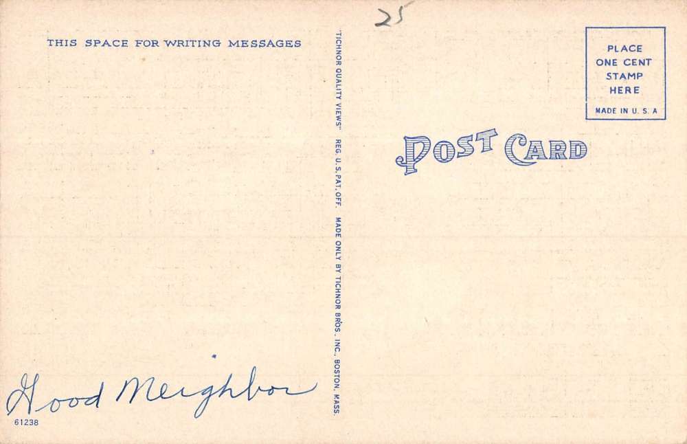 Onawa Iowa Scenic Roadway Greeting Antique Postcard K107219 - Image 2