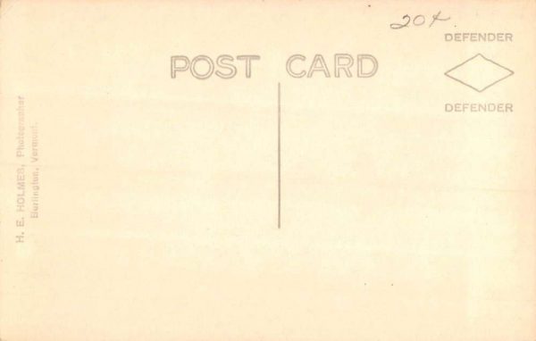 Mansfield Mt Vermont Birdseye View Of City Real Photo Antique Postcard K107341 - Image 2