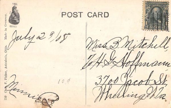 Rock Point Park Pennsylvania Street Scene Antique Postcard K107383 - Image 2