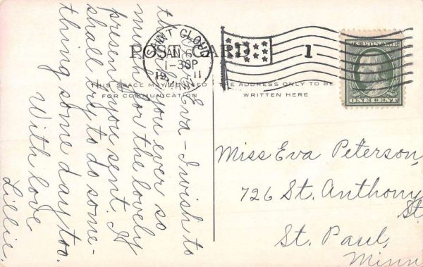 St Cloud Minnesota Public Library Carnegie Antique Postcard K107421 - Image 2