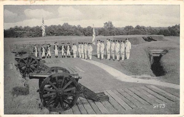 Yorktown Virginia Army Cannon Scenic View Vintage Postcard K107465