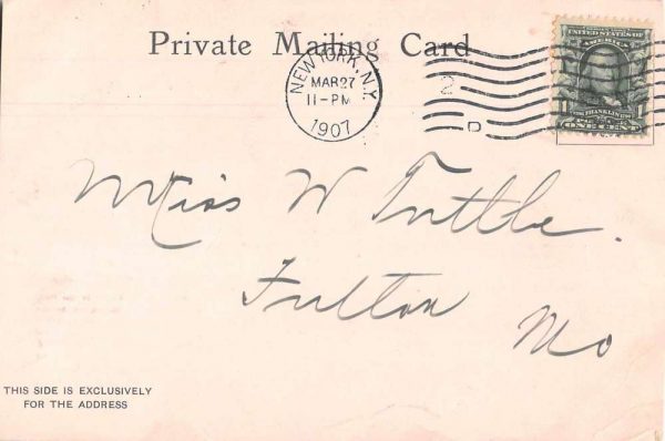 Corinth Greece Nauplia Argos Ruins Hamburg-American Line Private Mail PC J81196 - Image 2