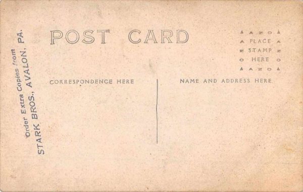 Avalon Pennsylvania School Children Real Photo Antique Postcard J81301 - Image 2