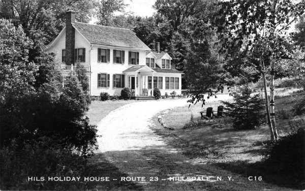Hillsdale New York Hils Holiday House Real Photo Antique Postcard K107640