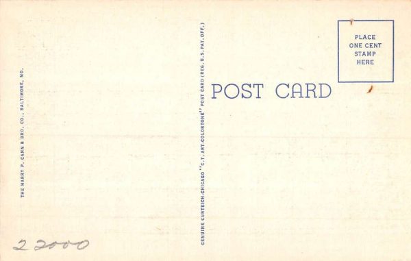 Hampton Virginia Institute Campus View Antique Postcard K107673 - Image 2
