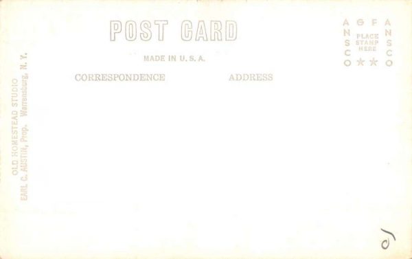 Warrensburg New York Colonial Arms Real Photo Antique Postcard K107793 - Image 2