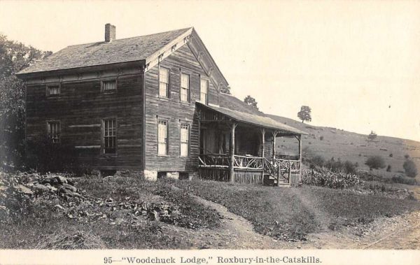 Roxbury In The Catskills New York Woodchuck Lodge Real Photo Postcard K107795