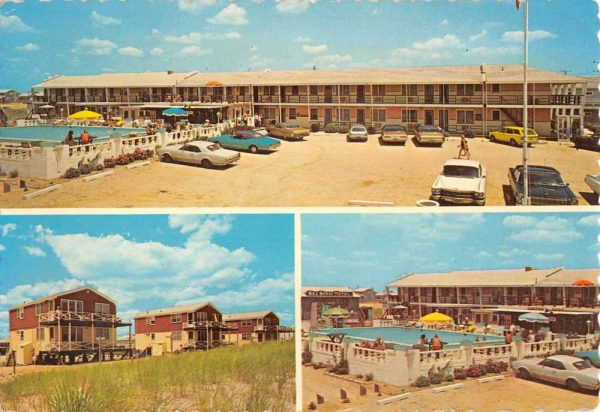 Beach Haven New Jersey Sea Spray Motel Multiview Vintage Postcard K107830