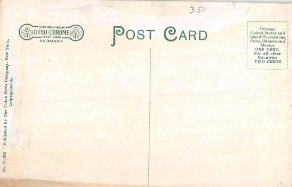 Belmar New Jersey Club Street View Antique Postcard K107833 - Image 2