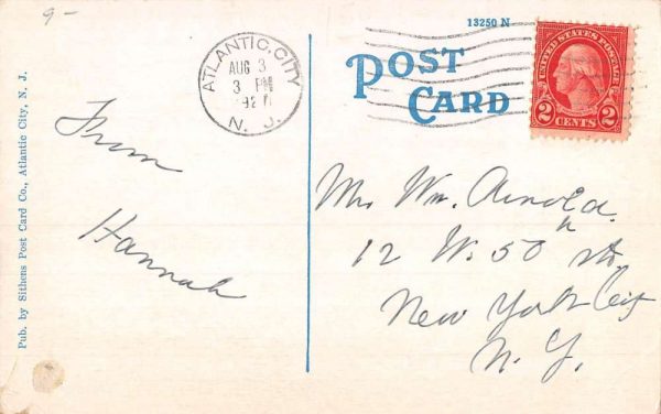Absecon New Jersey Seaview Golf Club Street View Absecon Postcard K107863 - Image 2